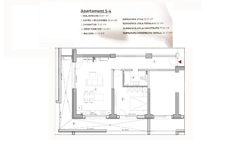 Apartament 2 camere, 83.62 mp intr-un ansamblu cu 0% Comision la Achiz