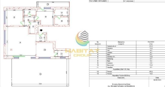 Apartament 3 camere cu Terasa 87 mp Poze Reale