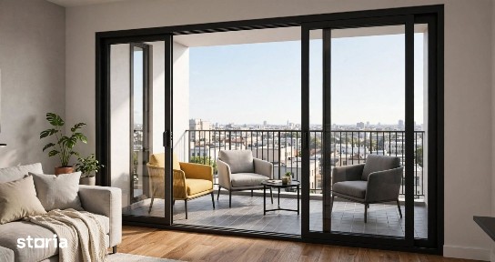 Apartament 2 camere, 54 mp, balcon, etajul 3, zona VIVO