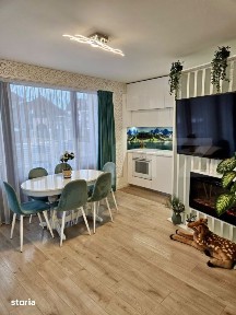Apartament modern cu 3 camere, terasa si curte privata | Tractorul