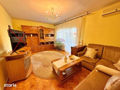 Apartament decomandat cu 3 camere, 2 balcoane și boxă