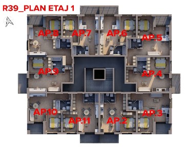 NOU- BLOC R39 ARED CITY direct de la dezvoltator - ap 15 (comision 0)