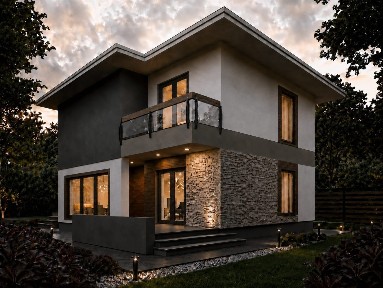 Vilă individuală P+1 - direct proprietar, pompa de caldura | 600 mp teren | 3 dormitoare, 3 bai + birou | Garaj | Saftica com.Balotesti- str. Lahovari