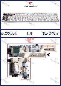 Apartament 2 camere si boxa Proiect Weiner 5 Direct Dezvoltator