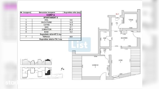 Predare finisat, apartament 2 camere, Brasov