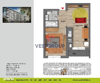 Apartament 2 Camere Weiner Residence Militari Direct Dezvoltator VEST
