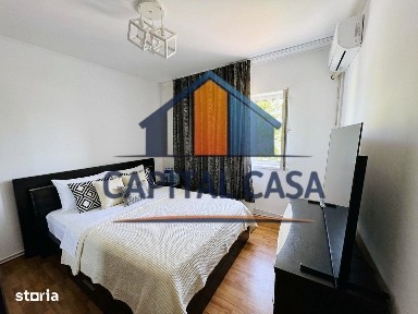 Apartament mobilat și utilat, 3 camere, centrală proprie