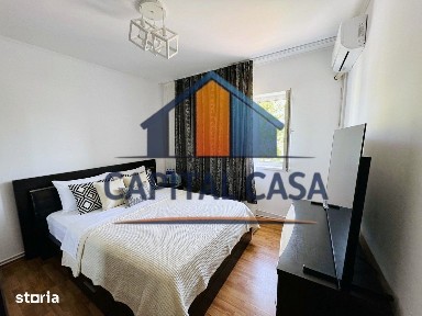 Apartament mobilat și utilat, 3 camere, centrală proprie