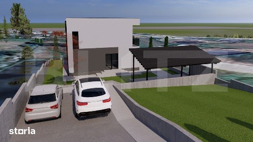 Casa de vanzare, 132 mp, teren 600 mp, zona Breazu