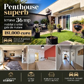 APARTAMENT 3 CAMERE CU TERASAMOBILAT ȘI UTILATMUTARE IMEDIATA!