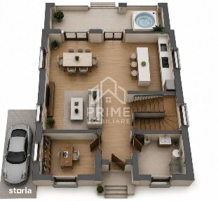 CASA PREMIUM, EFICIENTA ENERGETICA NZEB | 153 MP Utili | 440 Teren