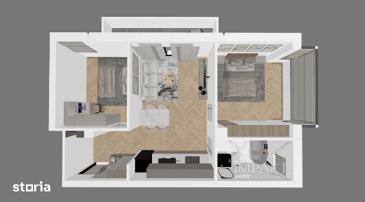 Apartament 3 camere | Terasa | Priveliste | Terra, Floresti