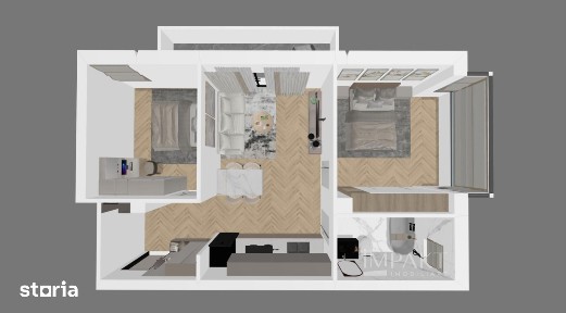 Apartament 3 camere | Terasa | Priveliste | Terra, Floresti
