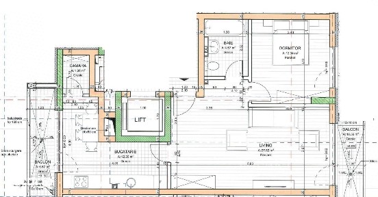 Apartament 2 camere in ansamblu rezidential nou Plopilor