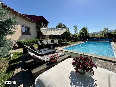 Vila 310 mp, piscina 40mp Bucium Iasi 1500mp teren garaj foisor livada
