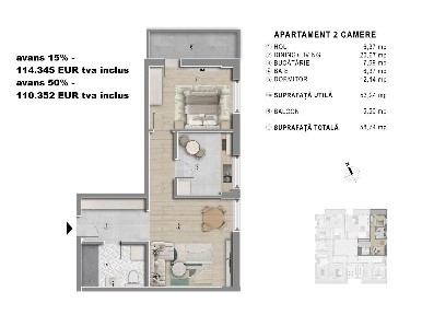Metrou Berceni - 2 camere - bloc boutique 2027