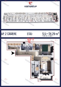 Apartament 2 camere + boxa Proiect Weiner 5 Direct Dezvoltator