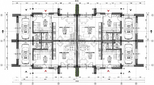 Case tip cvadruplex/teren 260 mp/cartier Manastur/TVA INCLUS.