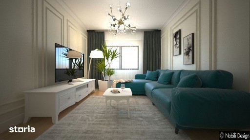 Apartament cu 2 camere, bucatarie open-space, Metrou Berceni, 61mp, Et