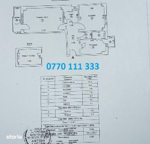 Apartament 2 camere confort 1 Dorobantilor, suprafata totala 61mp