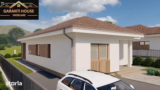 Zona Vrancei, casa pe un singur nivel, semifinisata, 173 000€