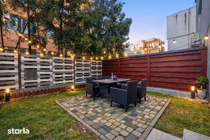 Studio cu parcare si curte de 32mp langa plaja