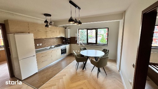 Ap de inchiriat, 3 camere, 56 mp, parcare, etaj 1, zona Stejarului!
