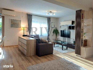 Casă individuală pe parter, garaj, 3 camere, amenajată, utilată, Giroc