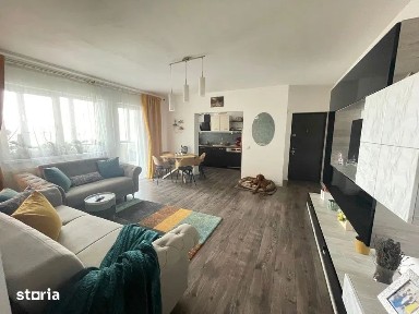 Apartament de vanzare 2 camere 53mp 6mp balcon zona Floresti Terra