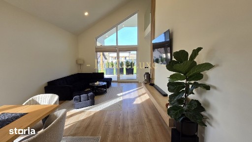 Casa ultramoderna pe 1 nivel, 107mp utili, 900mp teren, zona Jucu