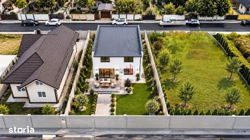 Casa individuala, 4 dormitoare, teren 420 mp Finisaje premium