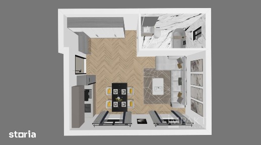 Studio 32 mp | Bloc Nou | Ideal Investitie | Floresti
