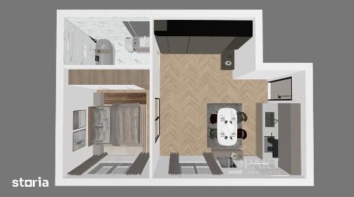Apartament 39 mp | Bloc Nou | Nisa de Dormit | Terra, Floresti