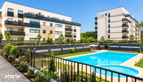 Natura Residence | 3 camere | 98 mp | 3 bai | 2 parcari | Piscina & SP