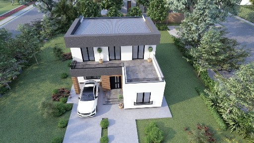 Vilă nouă, Cetate, la asfalt, teren 500 mp