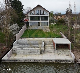 Dom00448 - vila cu piscina infinity si iesire la lacul snagov