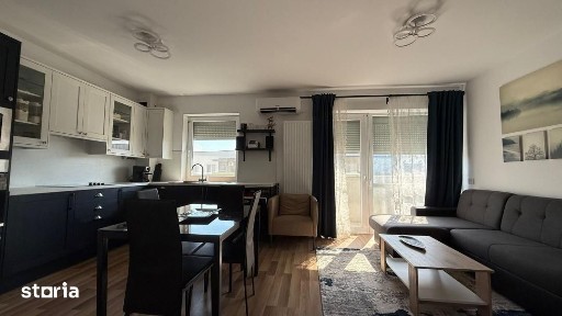 3 camere, 2 dormitoare,2 bai, mobilat,utilat, parcare