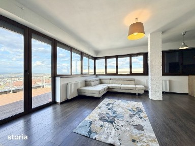 Apartament 2 camere, terasa 27 mp, garaj, zona Grand Hotel Italia