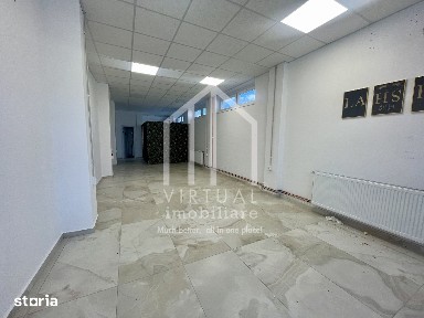 Spatiu comercial de inchiriat 120mp utili, parcare, zona Brana