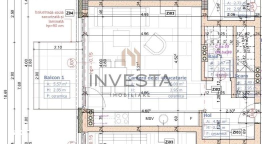 Apartament premium cu 3 camere si parcare de inchiriat, zona Centrala!