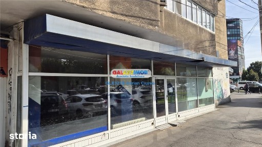 Spatiu comercial 130mp vitrina 12mp stradal Pantelimon Fundeni