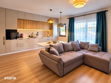 Apartament cu 2 camere, 57 mp, debara, gradina 23 mp, parcare, zona So