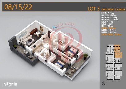 Apartament 3 camere Titan Th. Pallady-Sector 3-Metrou Teclu