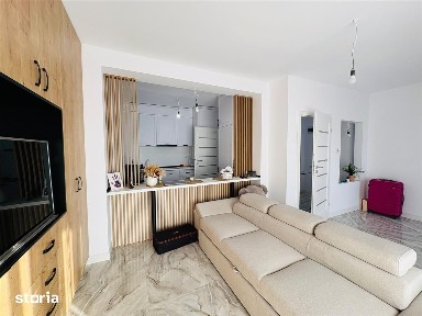 Apartament 2 camere, Nou, Mobilat Modern - Balcon 10 mp