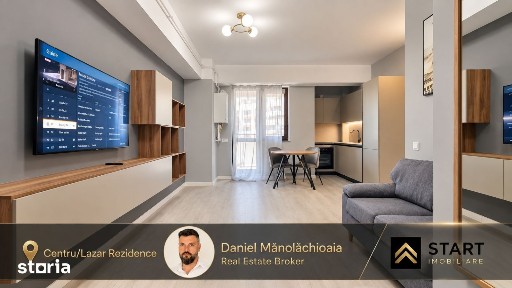 Apartament 3Camere Nou - Centru Lazar Parcare Subterana 650 euro/lună
