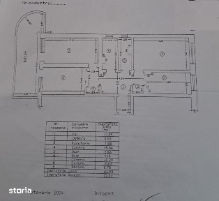 - Apartament 3 camere, suprafata totala 82mp, zona Strada Garii. Etaj