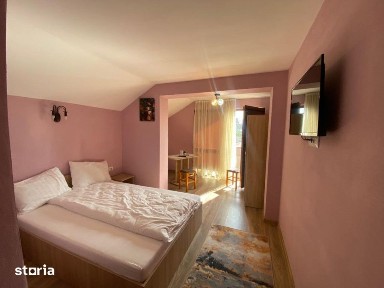 Vanzare - casa / pensiune P+M + casuta mica in curte, 6 cam + sala res