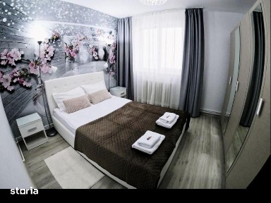 Apart. de inchiriat, complet renovat, modernizat si utilat, 2 camere.