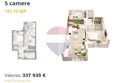 VÂNZARE - PENTHOUSE - COPOU - 157 MP UTILI