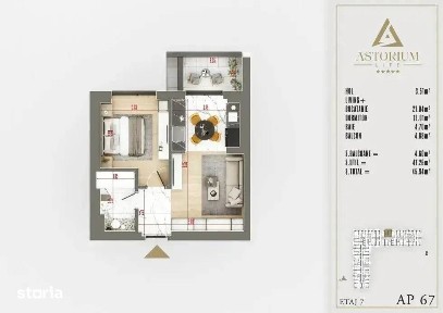 Pallady 2 camere studio finisaje premium mutare imediata